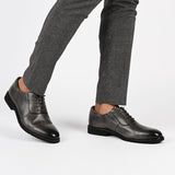 Thomas & Vine Morey Perforated Oxford — US 8 — Size cognac — Width Regular — Lifestyle View