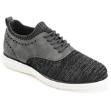 Vance Co. Waller Knit Casual Dress Shoe — US 8.5 — Size brown — Width Regular — Detail View