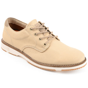 Thomas & Vine Perkins Casual Textile Derby — US 12 — Size tan — Width Regular — Front View