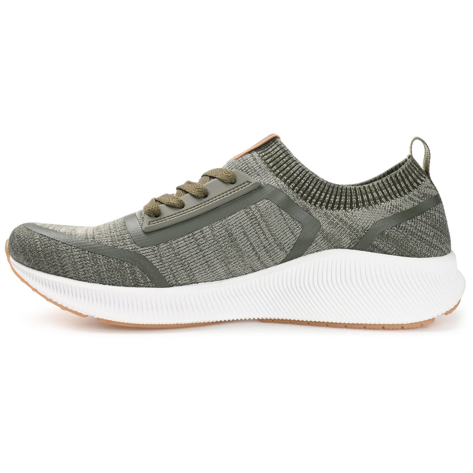 Vance Co. Keller Knit Athleisure Sneaker — US 8 — Size green — Width Regular — Side View