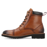 Thomas & Vine Tyrus Cap Toe Ankle Boot — US 9 — Size cognac — Width Regular — Side View
