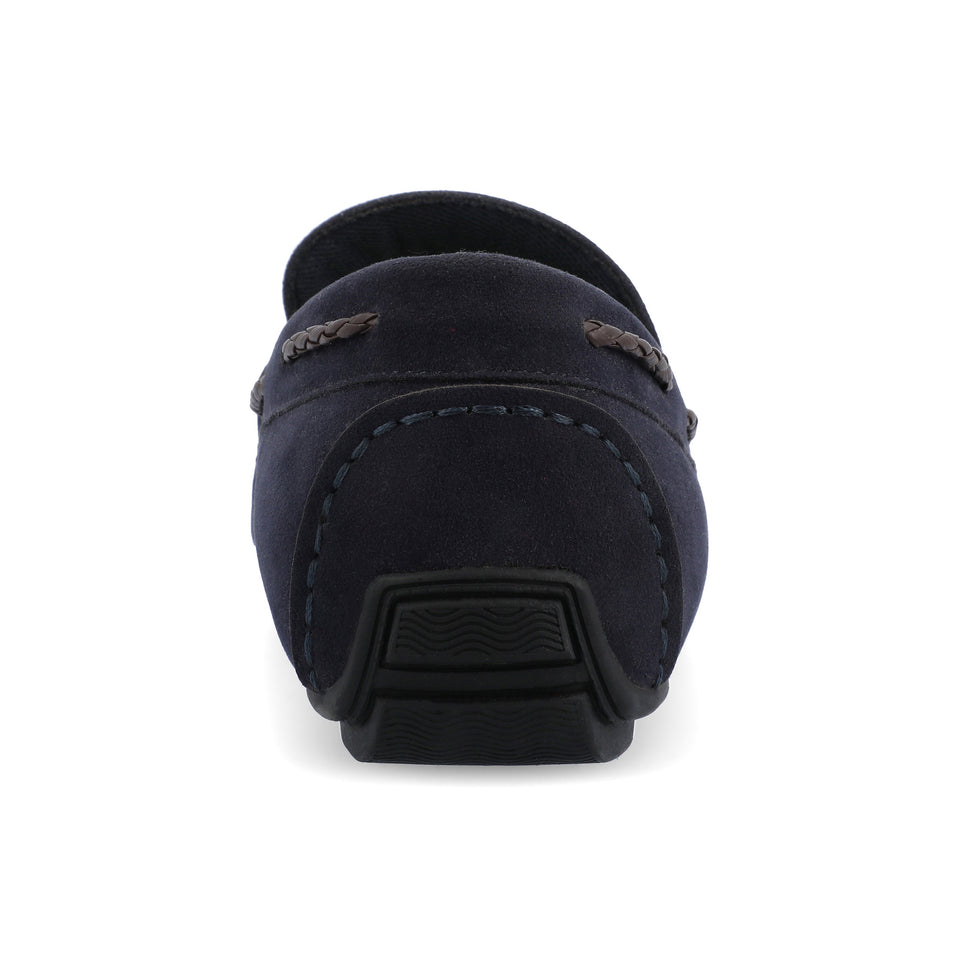 Vance Co. Tyrell Driving Loafer — US 12 — Size navy — Width Regular — Back View