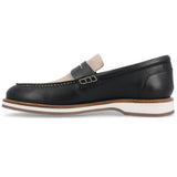 Thomas & Vine Kaufman Moc Toe Penny Loafer — US 10 — Size black — Width Regular — Side View
