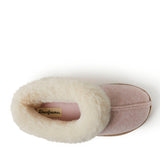 Women's Chloe Soft Knit Clog Slippers — Medium — Size pale mauve — Width Regular — Detail View