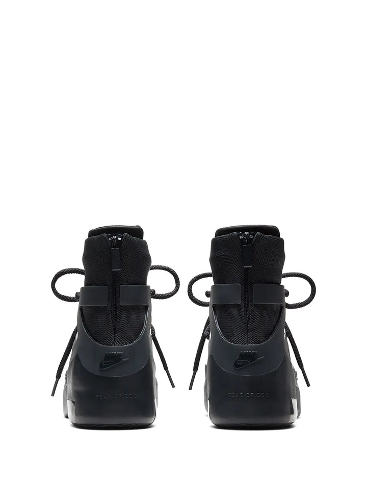Nike X Fear Of God Air 1 Triple Black Sneakers