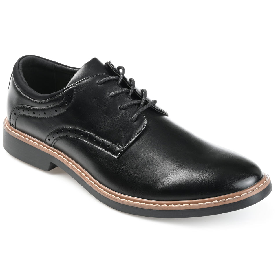 Vance Co. Irwin Brogue Dress Shoe — US 13 — Size brown — Width Regular — Detail View