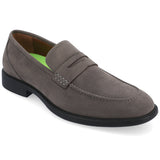 Vance Co. Keith Wide Width Penny Loafer — US 12 — Size grey — Width Wide — Front View