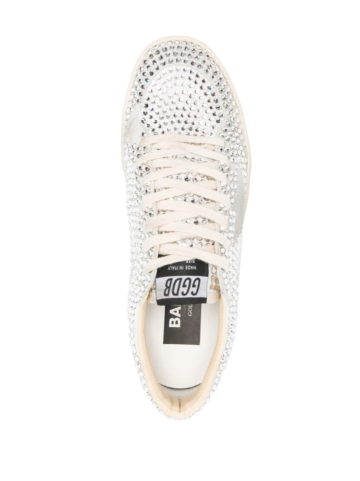 Golden Goose Ball Star Rhinestone -Embellished Suede