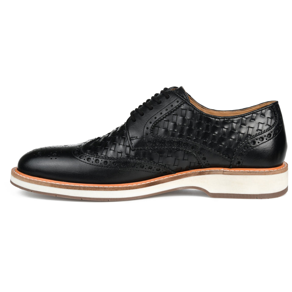 Thomas & Vine Radcliff Woven Wingtip Derby — US 10.5 — Size brown — Width Regular — Alternate View 9
