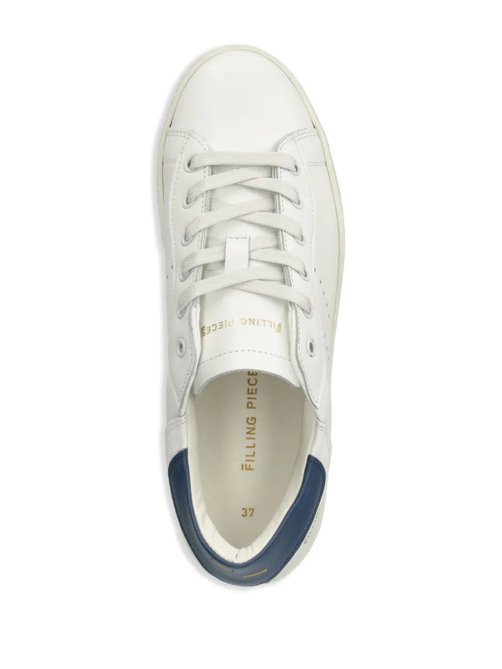 Filling Pieces Logo-Embroidered Leather