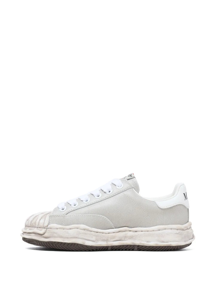 Maison MIHARA YASUHIRO Blakey Distressed-Effect Leather