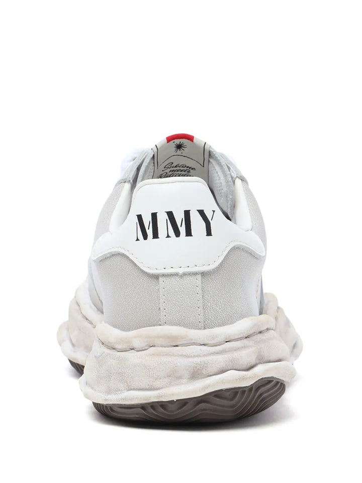 Maison MIHARA YASUHIRO Blakey Distressed-Effect Leather