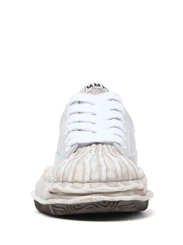 Maison MIHARA YASUHIRO Blakey Distressed-Effect Leather