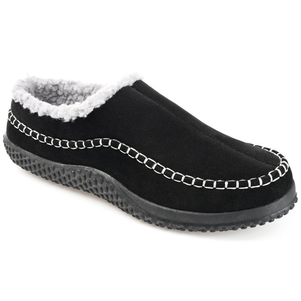 Vance Co. Godwin Moccasin Clog Slipper — US 8 — Size tan — Width Regular — Lifestyle View