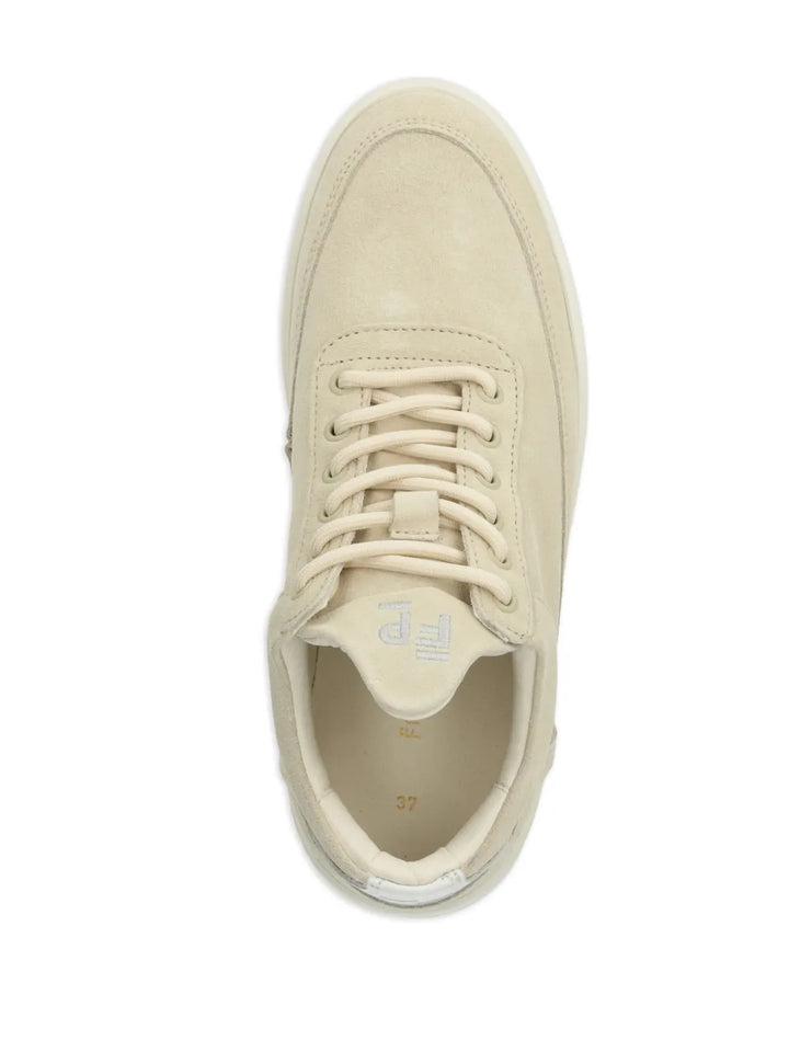 Filling Pieces Logo-Embroidered Suede