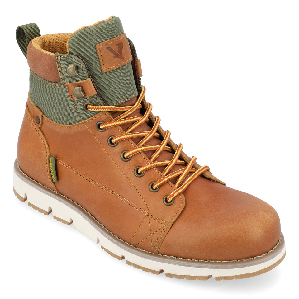 Territory Slickrock Water Resistant Lace-Up Boot — US 10.5 — Size chestnut — Width Regular — Front View
