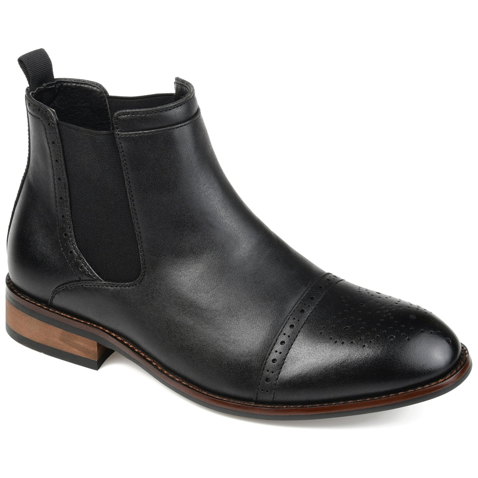 Vance Co. Garrett Cap Toe Chelsea Boot — US 9.5 — Size tan — Lifestyle View