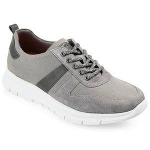 Thomas & Vine Adler Mixed Media Sneaker — US 11.5 — Size grey — Width Regular — Front View