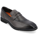 Thomas & Vine Zenith Chisel Toe Penny Loafer — US 9 — Size charcoal — Width Regular — Front View