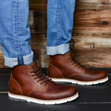Territory Men's Axel Wide Width Ankle Boot — US 10 — Size chestnut — Detail View