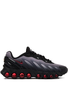 Air Max Dn8 Black Gym Red Sneakers
