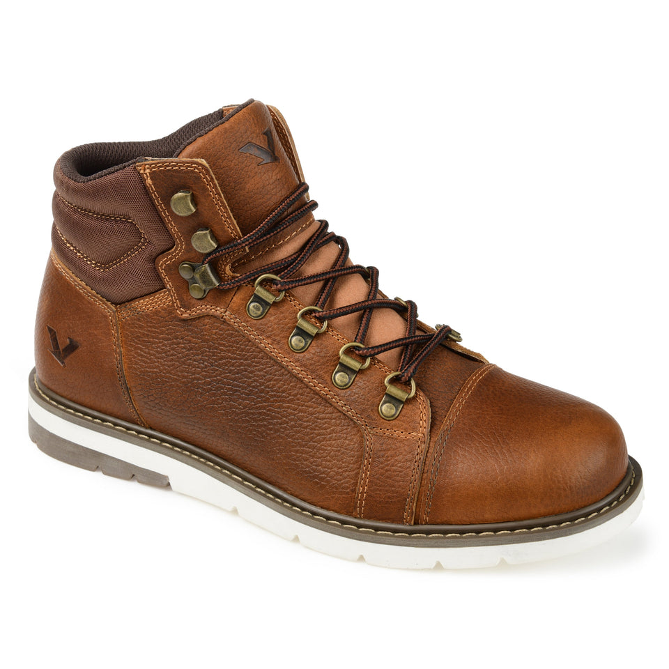 Territory Atlas Cap Toe Ankle Boot — US 8 — Size brown — Front View