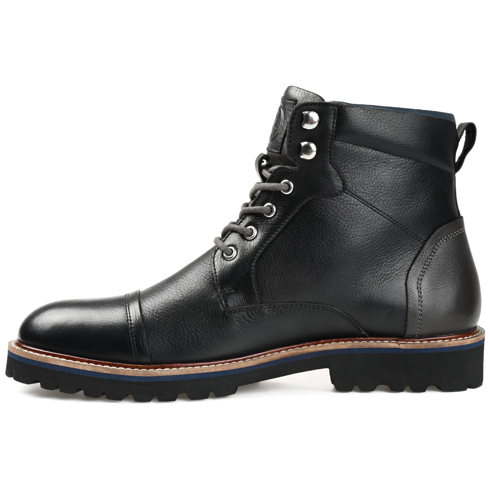 Thomas & Vine Reddick Cap Toe Ankle Boot — US 8.5 — Size black — Width Regular — Side View