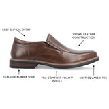 Vance Co. Fowler Slip-on Casual Loafer — US 10 — Size brown — Width Regular — Detail View