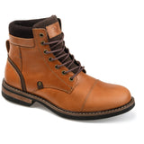 Territory Yukon Wide Width Cap Toe Ankle Boot — US 8 — Size brown — Width Wide — Front View