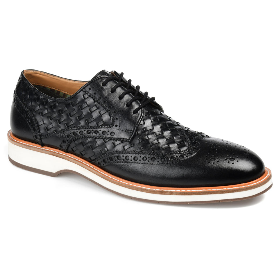 Thomas & Vine Radcliff Woven Wingtip Derby — US 10.5 — Size brown — Width Regular — Alternate View 8