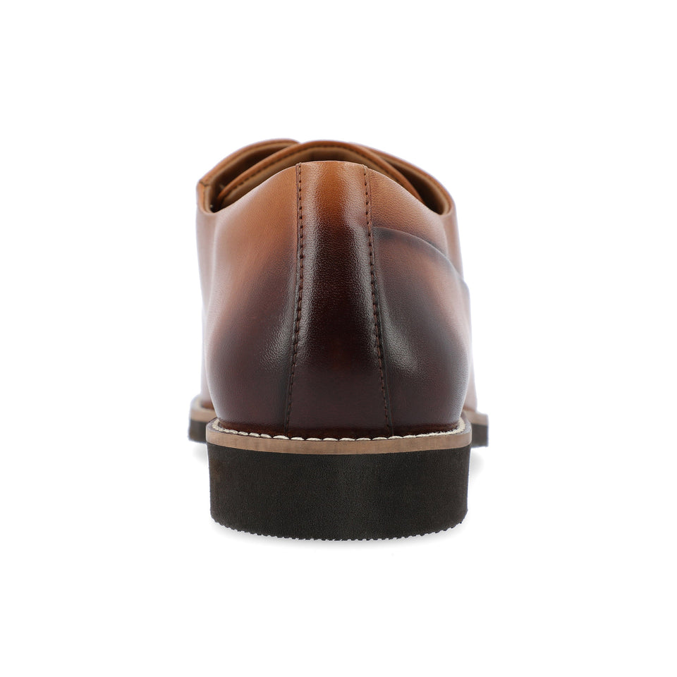 Thomas & Vine Odin Plain Toe Oxford — US 8.5 — Size cognac — Width Regular — Back View