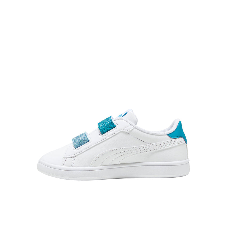 Smash 3.0 Leather Glitter Slip On Sneakers (Youth)