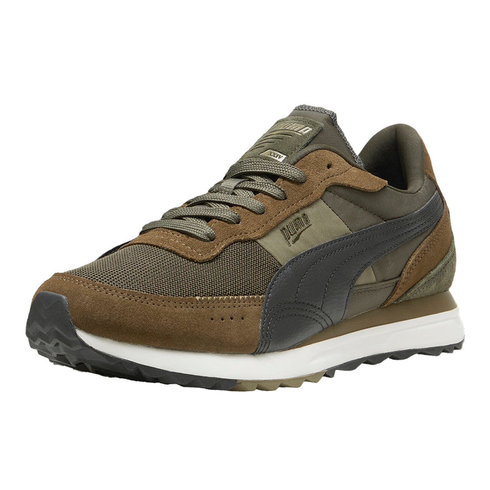 Road Rider Suede Lace Up Sneakers