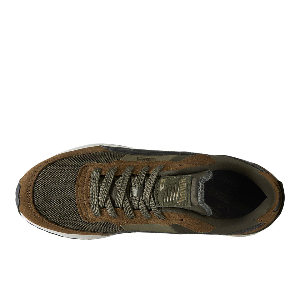 Road Rider Suede Lace Up Sneakers