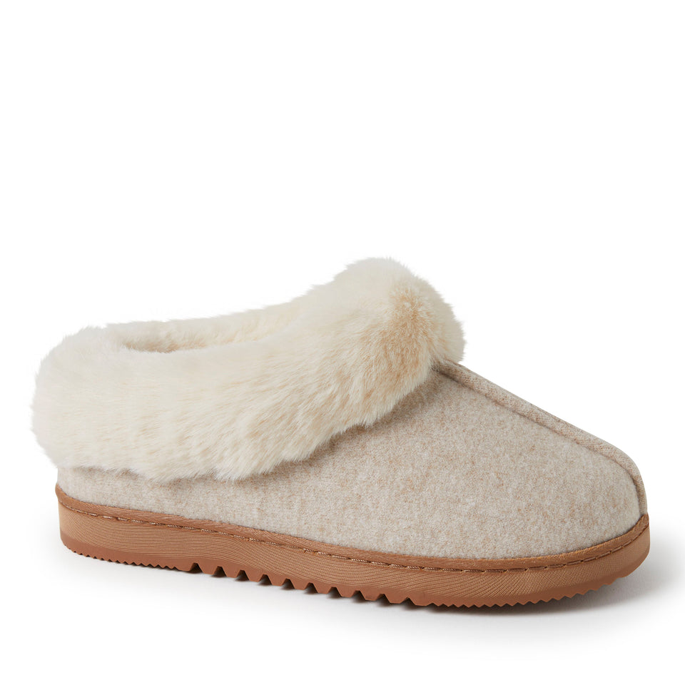 Women's Chloe Soft Knit Clog Slippers — Medium — Size pale mauve — Width Regular — Alternate View 7