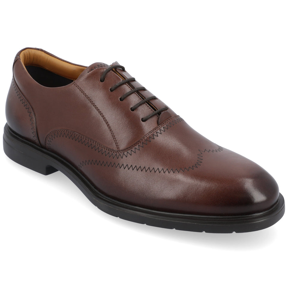 Thomas & Vine Hughes Wingtip Oxford — US 8.5 — Size black — Width Regular — Lifestyle View