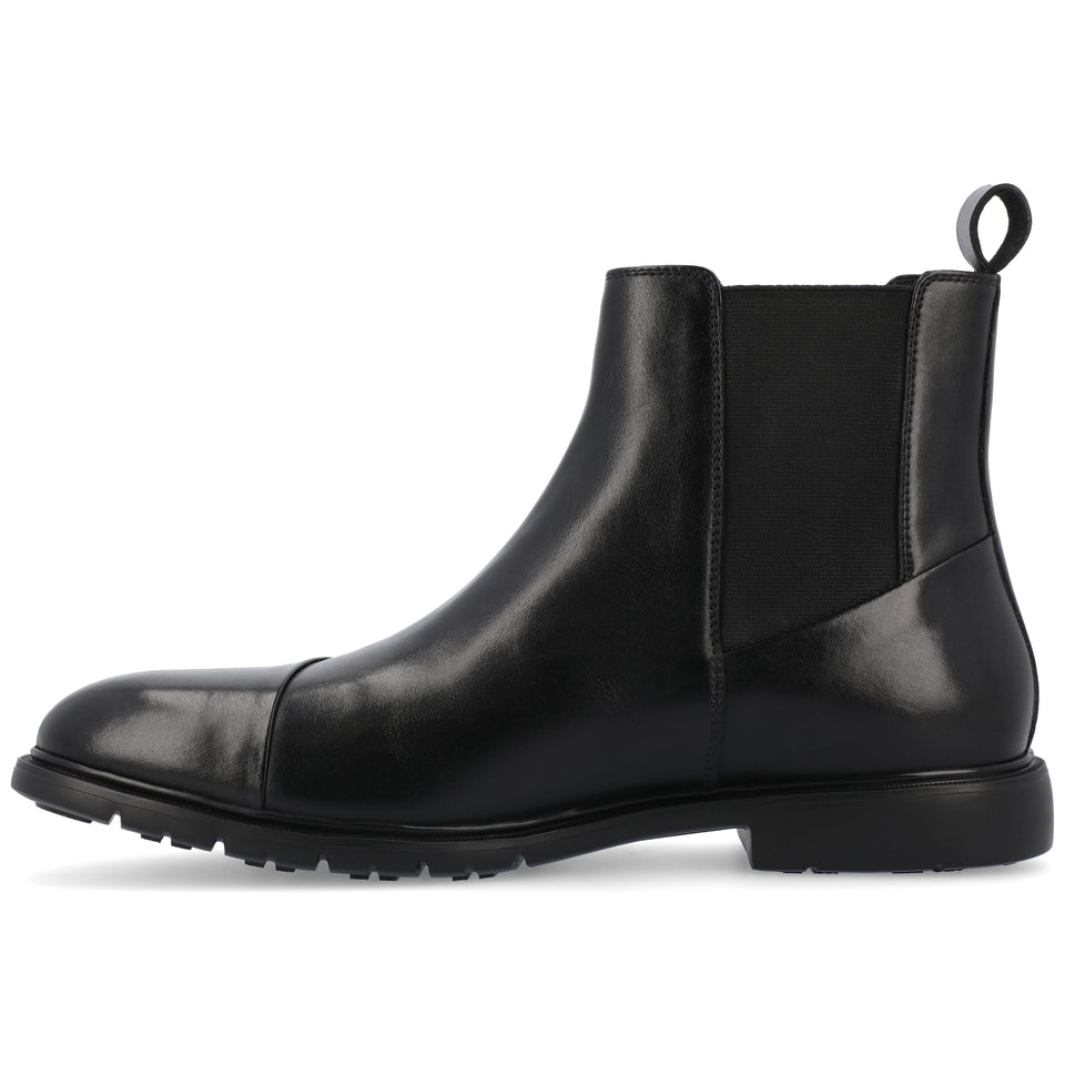 Thomas & Vine Hanford Plain Toe Chelsea Boot — US 11.5 — Size black — Width Regular — Side View
