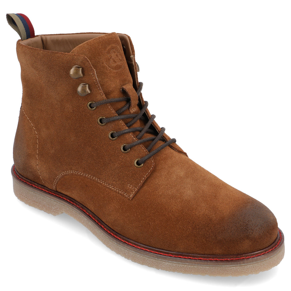 Thomas & Vine Samwell Plain Toe Ankle Boot — US 10.5 — Size tan — Width Regular — Front View