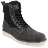 Territory Elevate Water Resistant Plain Toe Lace-up Boot — US 10.5 — Size grey — Width Regular — Front View