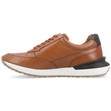 Thomas & Vine Lowe Casual Leather Sneaker — US 12 — Size cognac — Width Regular — Side View