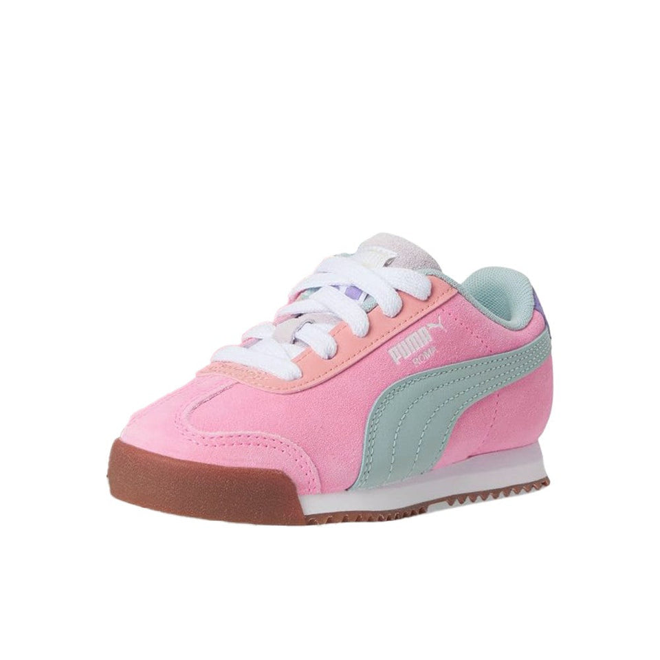 Roma 24 Fem Color Blocking Lace Up Sneakers (Toddler)