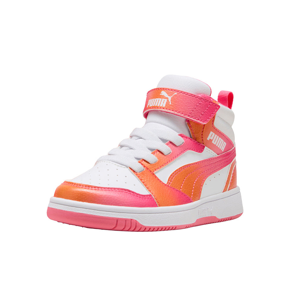 Rebound V6 Mid Fade Easy On Sneakers (Youth)