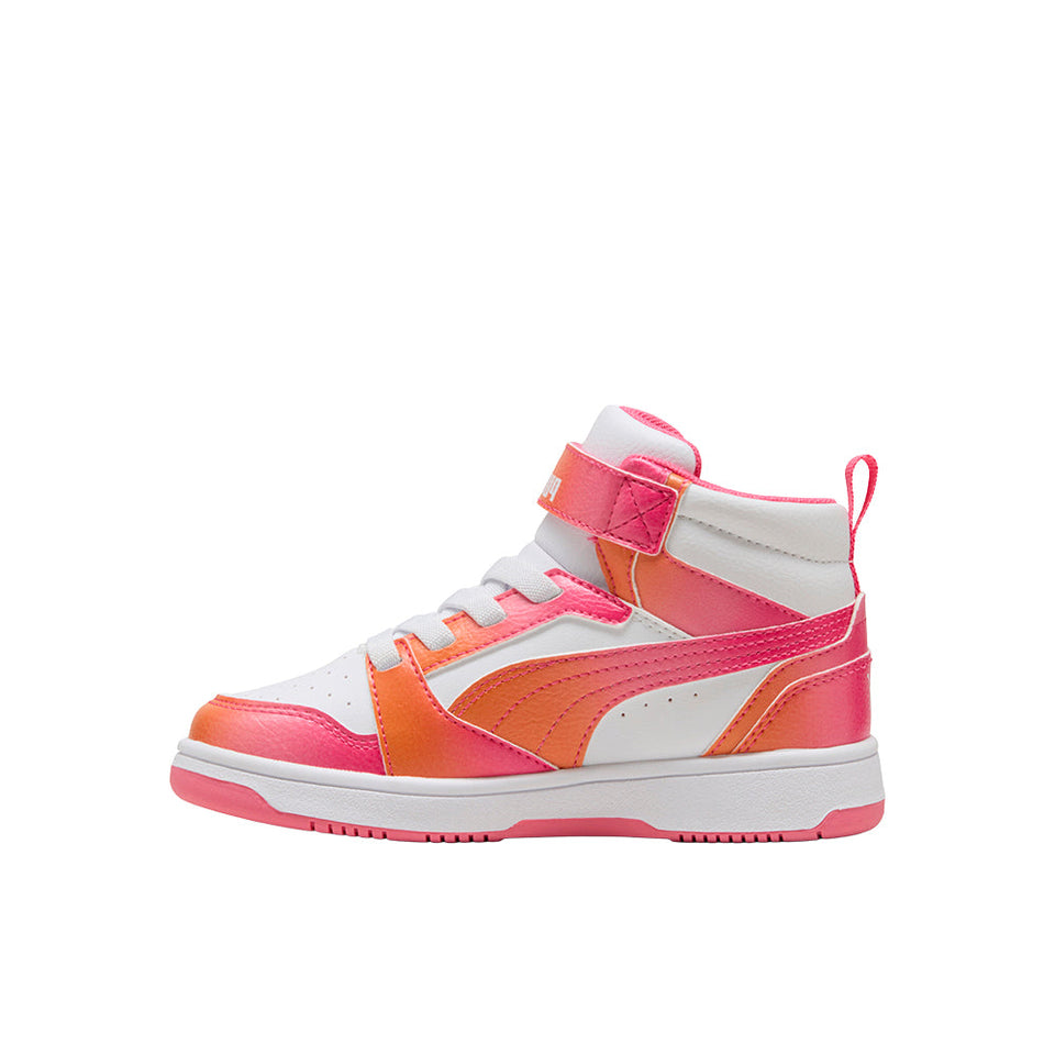Rebound V6 Mid Fade Easy On Sneakers (Youth)