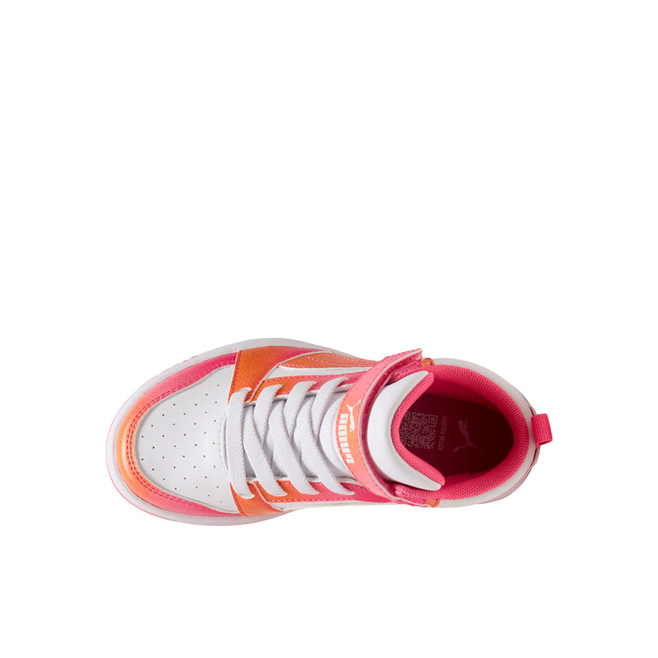 Rebound V6 Mid Fade Easy On Sneakers (Youth)