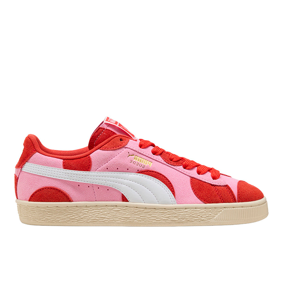 Suede Printed Sneakers