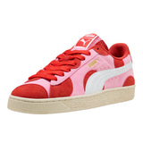 Suede Printed Sneakers