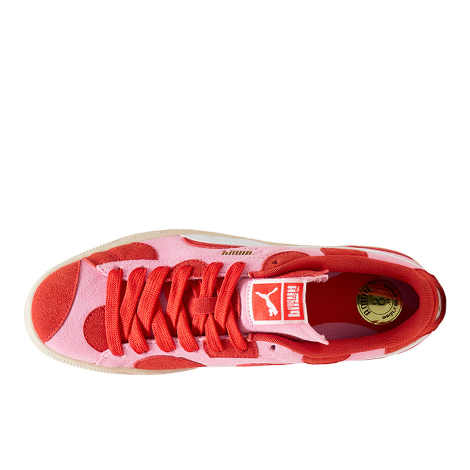 Suede Printed Sneakers
