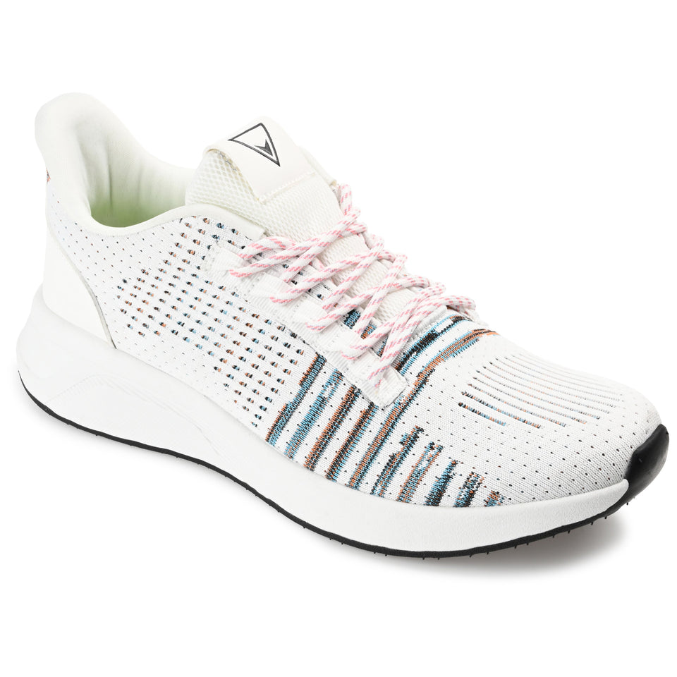 Vance Co. Brewer Knit Athleisure Sneaker — US 9.5 — Size white — Width Regular — Front View