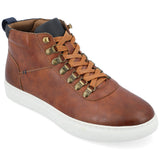 Vance Co. Ortiz Lace-up High Top Sneaker — US 8.5 — Size brown — Width Regular — Front View