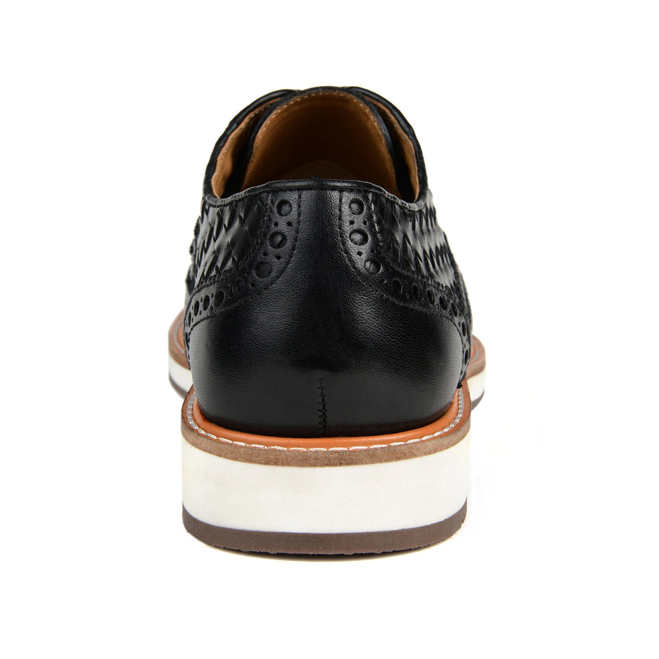 Thomas & Vine Radcliff Woven Wingtip Derby — US 10.5 — Size brown — Width Regular — Alternate View 10